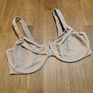 SPANX Bra-llelujah 36DD Tan Nude Front Close Unlined Underwire Bra